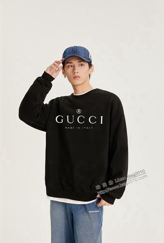 Gucci古奇專櫃古馳2023FW新款印花衛衣 男女同款 tzy3099